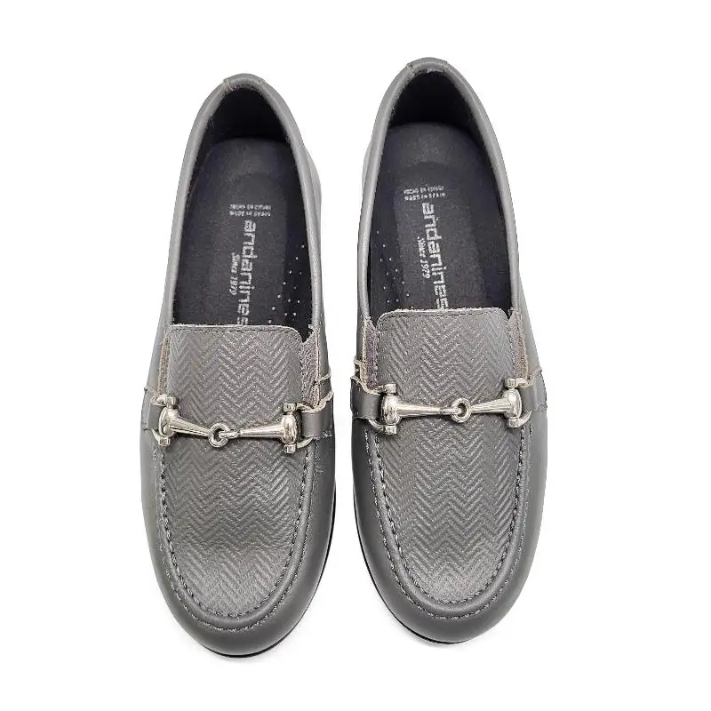 Andanines Achromatic Grey Slip on Dress Shoe - Image 2