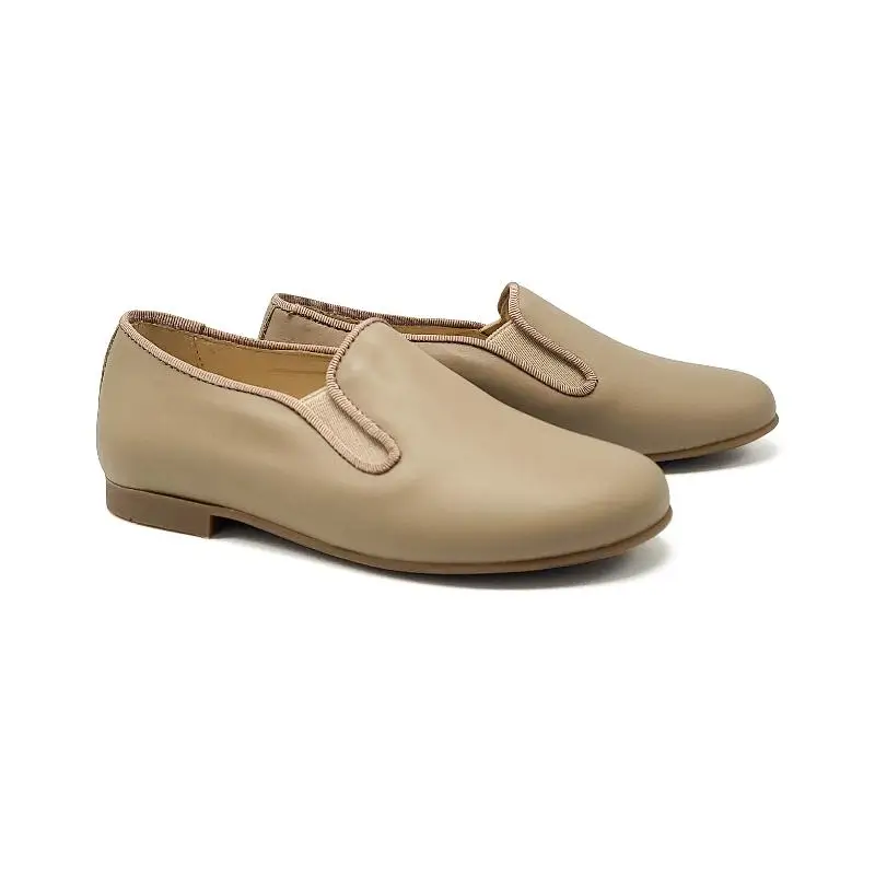 Andanines Earth Taupe Smoking Slip On