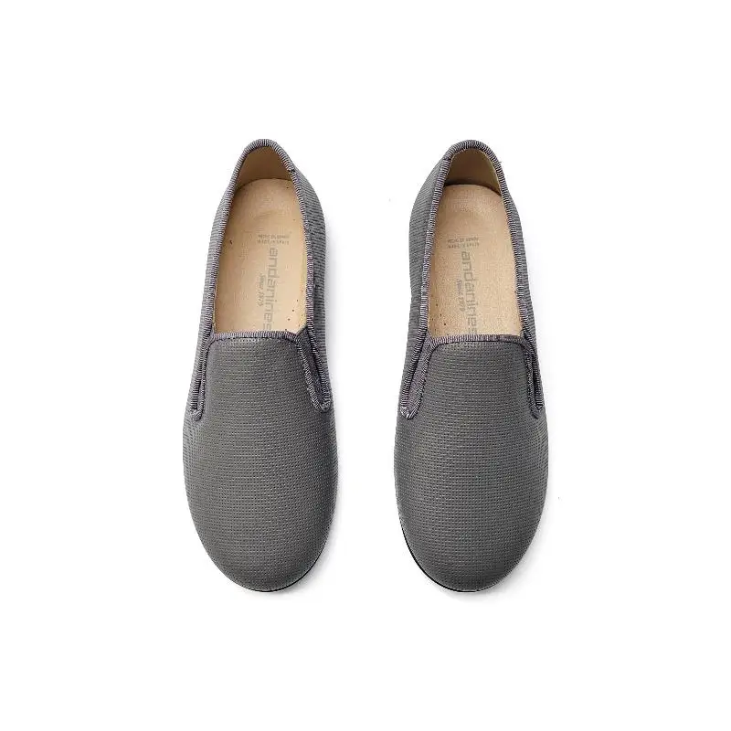 Andanines Gray Perforated Smoking Shoe 182447 - Image 2