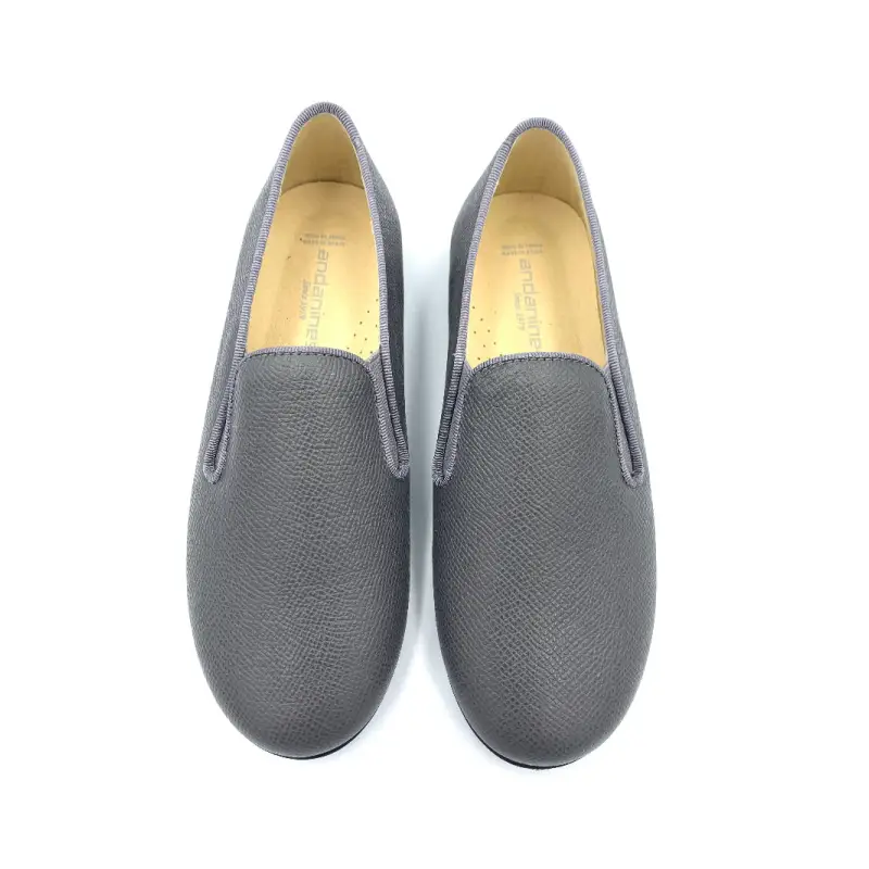 Andanines Grey Smoking Slip On - Image 3
