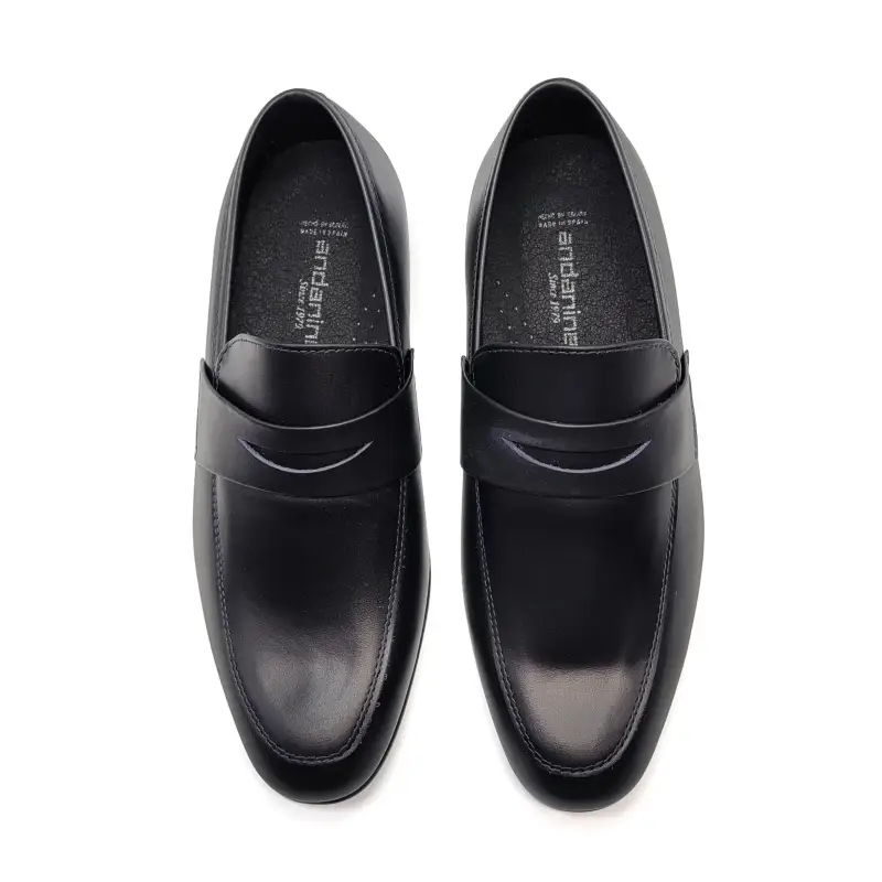 Andanines Marine Navy Slip On Dress Shoe - Image 2