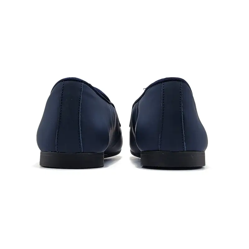 Andanines Navy Gum Smoking Slip On - Image 4