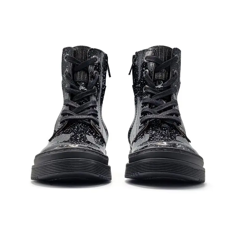 Atlanta Mocassin Black Splash Boot 111C - Image 2