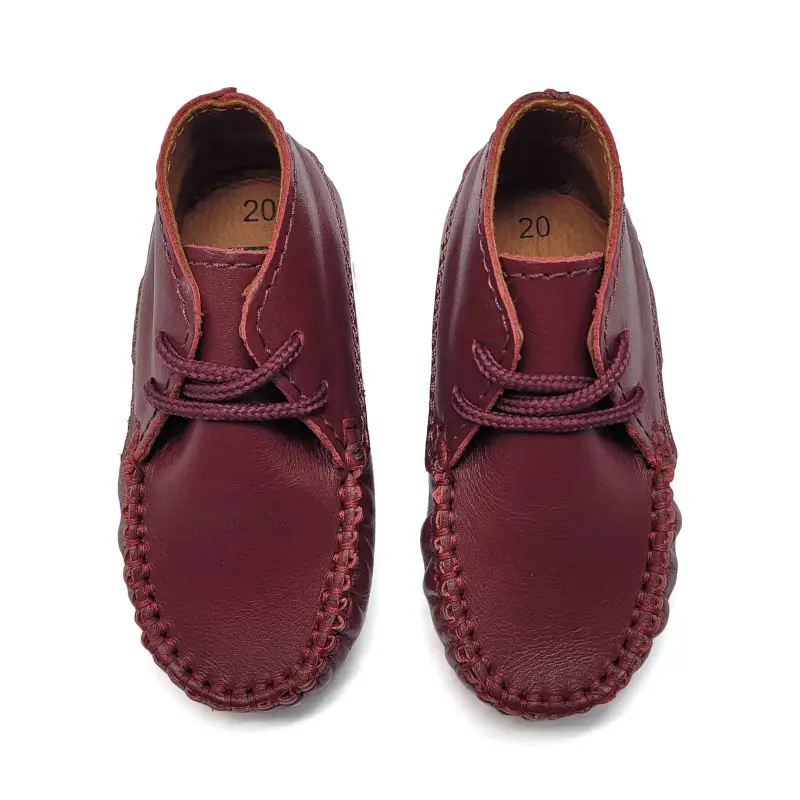 Atlanta Mocassin Burgudy Smooth Bootie - Image 2