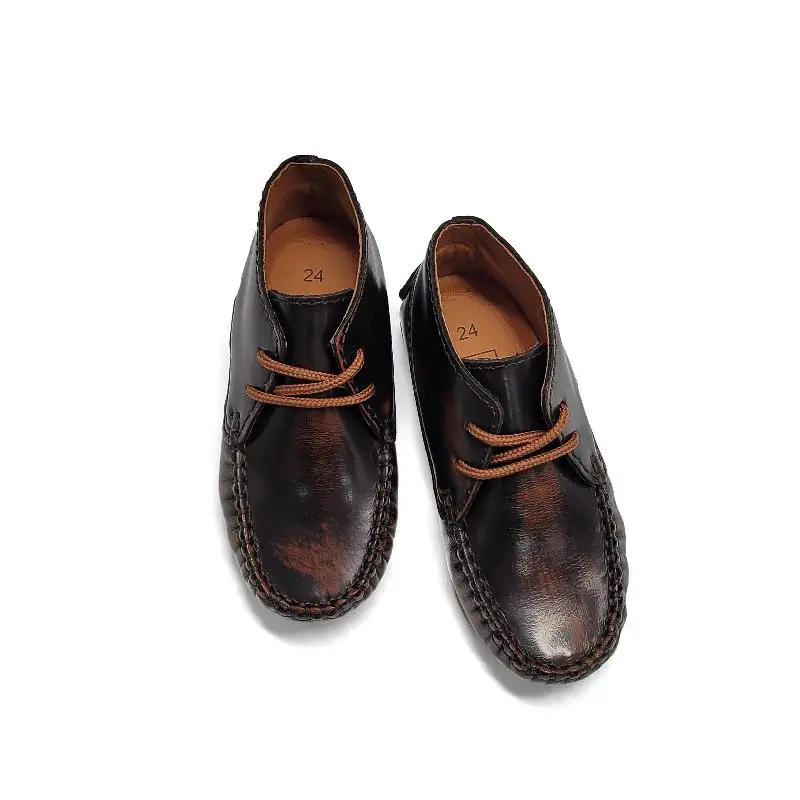 Atlanta Mocassin Hickory Brown Baby Bootie - Image 2