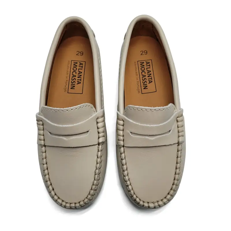 Atlanta Mocassin Sand Smooth Penny Loafer - Image 2