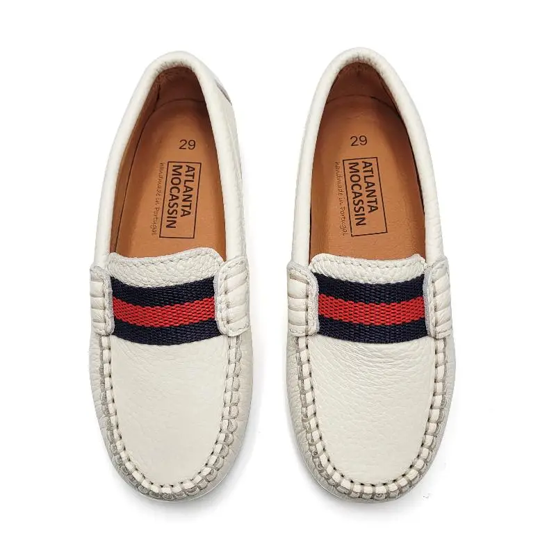 Atlanta Mocassin White Grain Loafer X47 - Image 2
