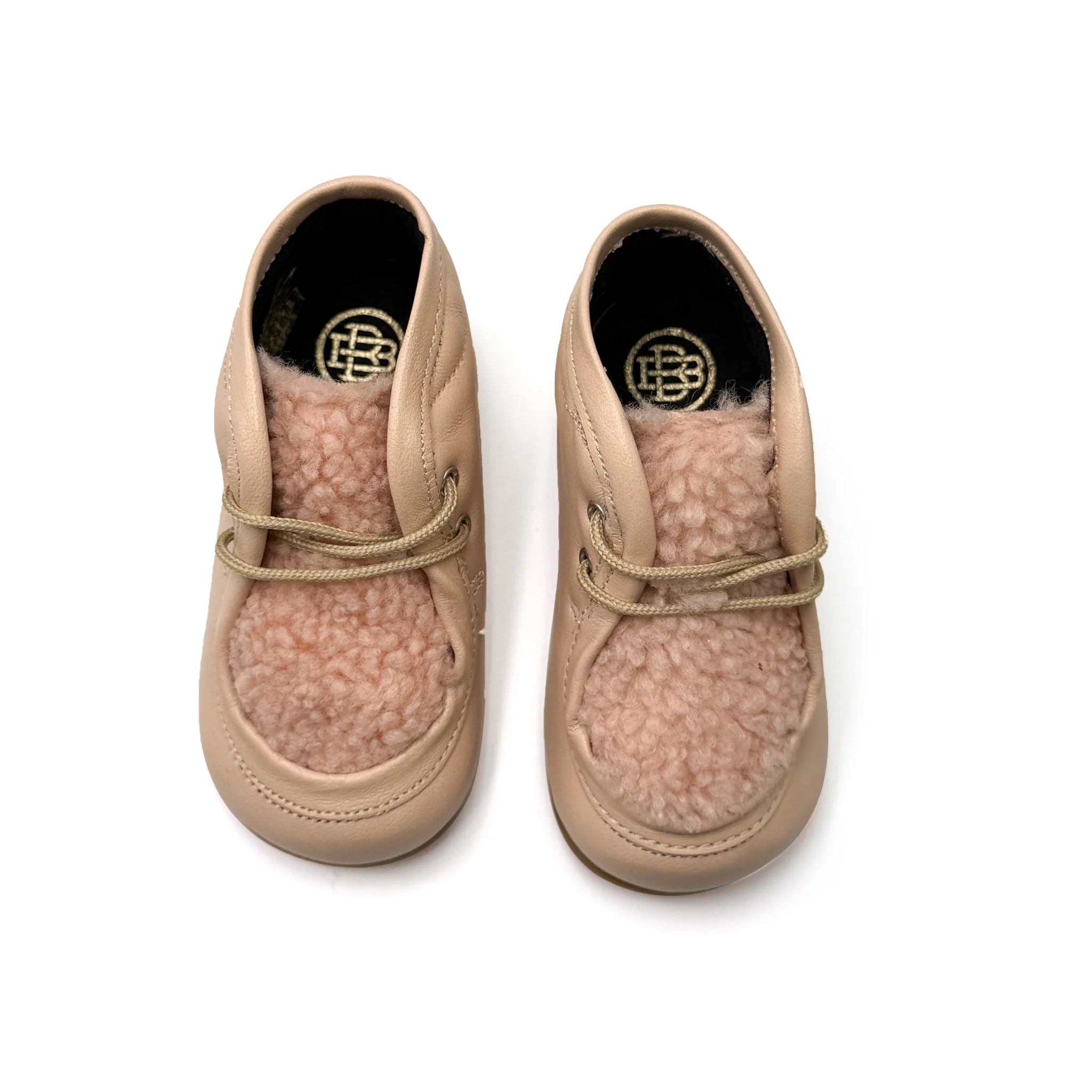 Blublonc Bae Light Pink Fur First Walker Bootie - Image 3