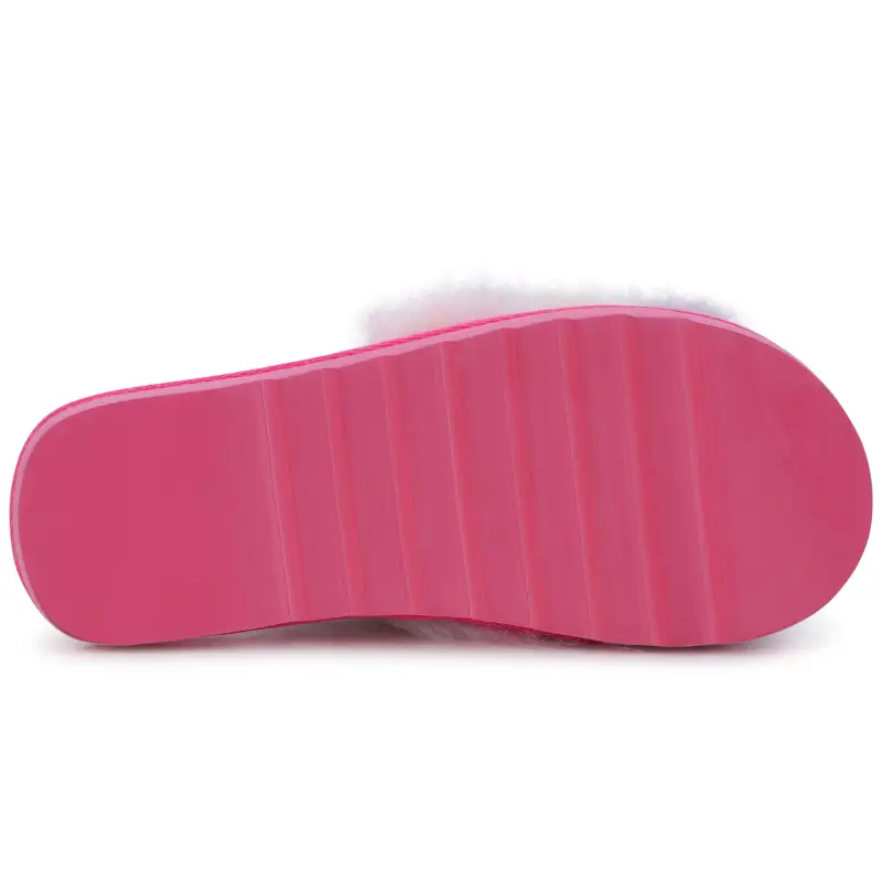 BillieBlush Rainbow Fuzzy Slipper U19331 - Image 4