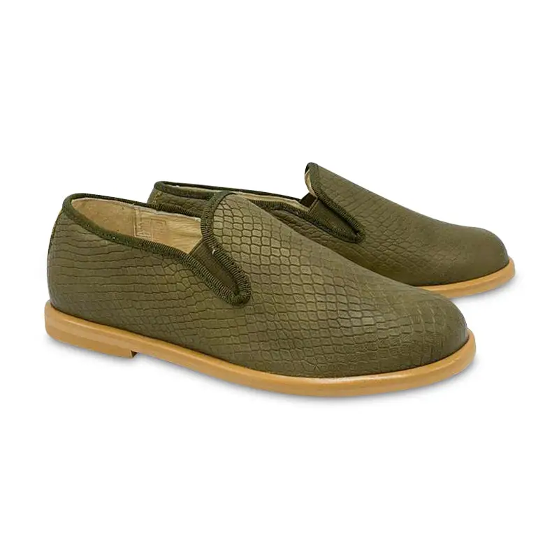 Blublonc Balonia Kaki Smoking Shoe
