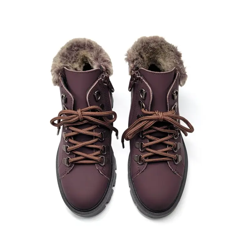 Blublonc Betti Eggplant Gum Bootie - Image 2