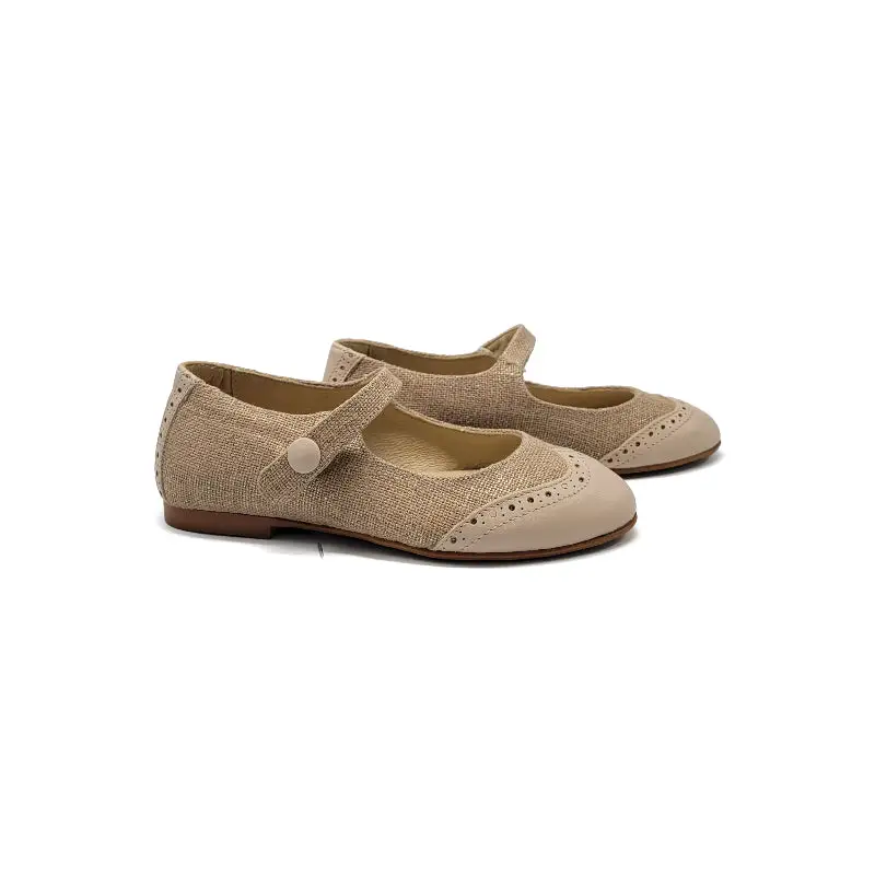 Blublonc Celiax Cavern Pink Wingtip Mary Jane