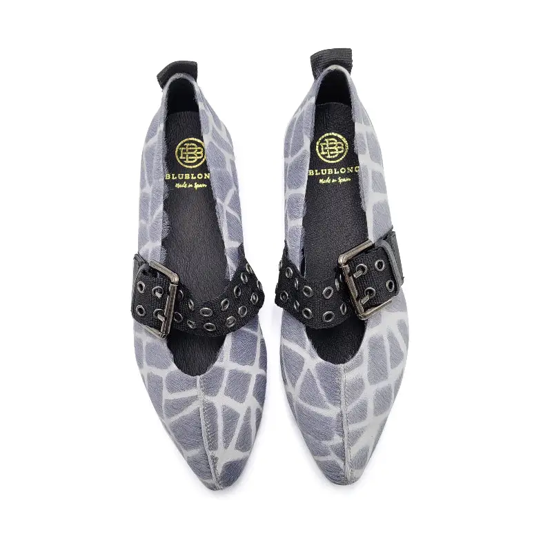 Blublonc Mabel Black Pony Pointed Ballet - Image 2