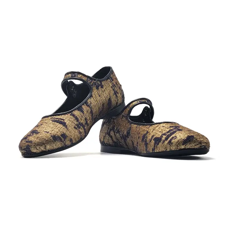 Brunellis Gold Navy Mary Jane S-21 - Image 4