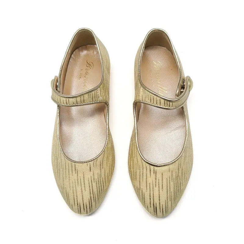 Brunellis Gold Streak Pointed Mary Jane - Image 2