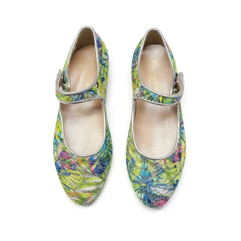 Brunellis Jungle Print Pointed Mary Jane - Image 2
