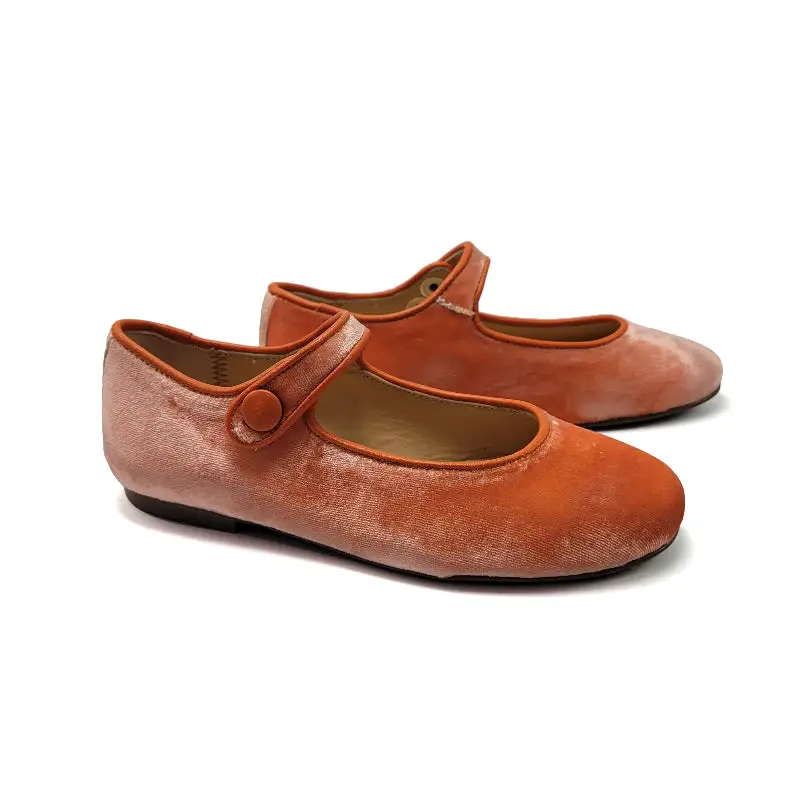 Brunellis Melon Velvet Mary Jane S-21 - Image 2