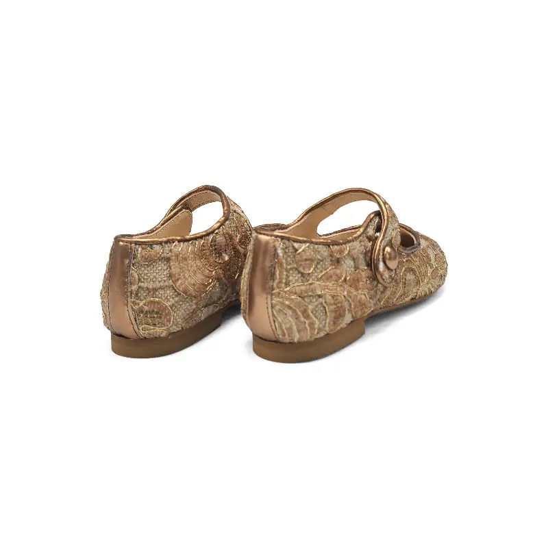 Brunellis Wicker Floral Pointed Mary Jane - Image 3