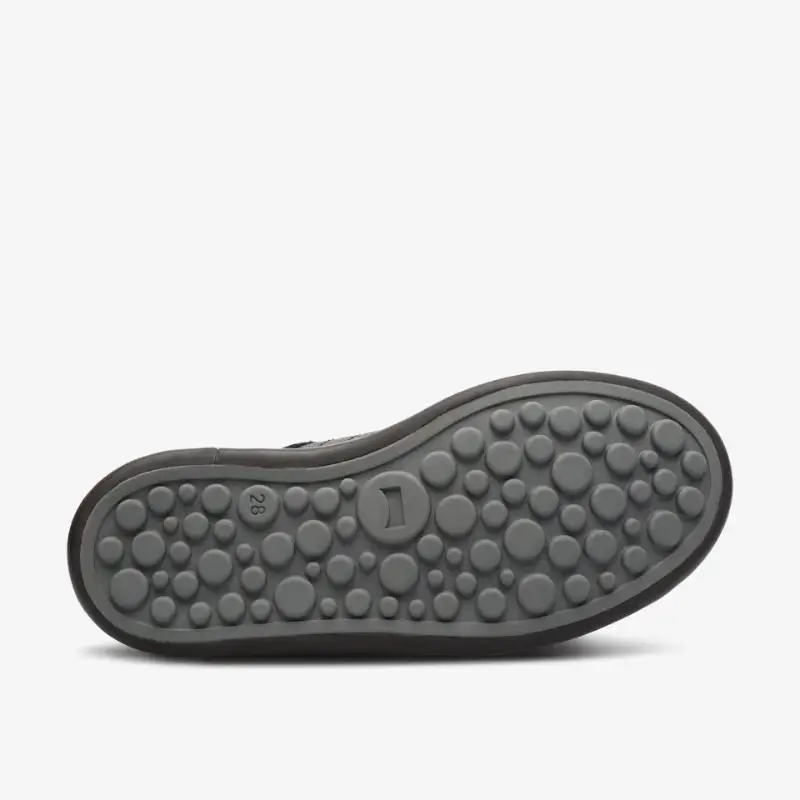 Camper Black Double Velcro Leather Sneaker - Image 4