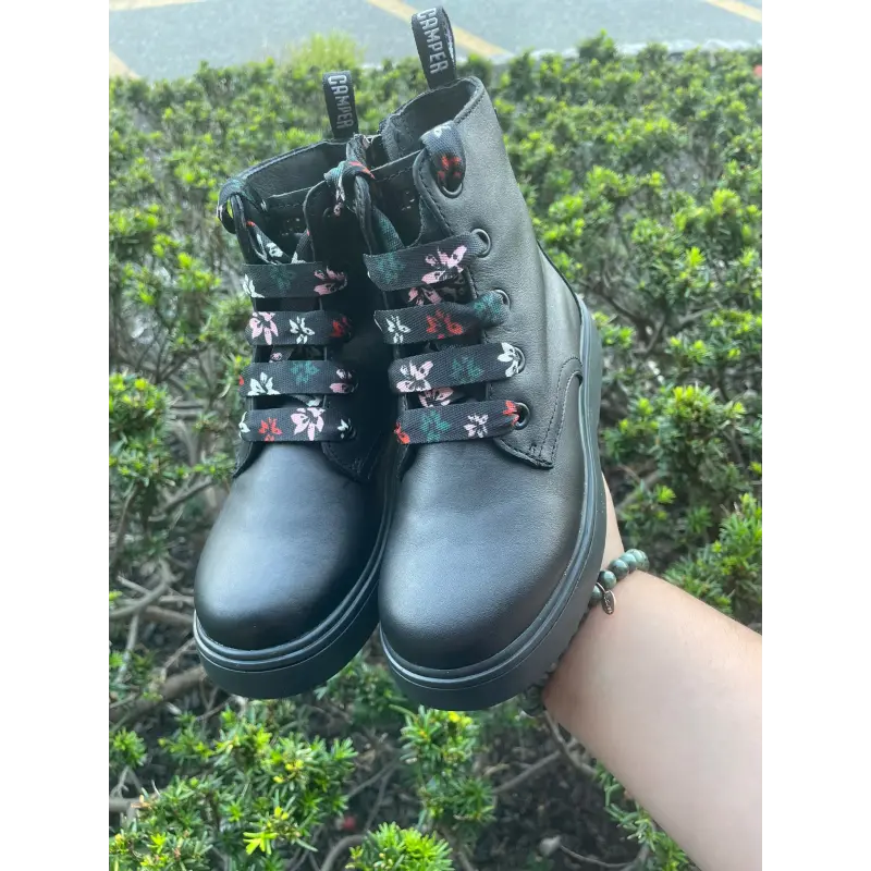 Camper Floral Lace Up Boot - Image 3