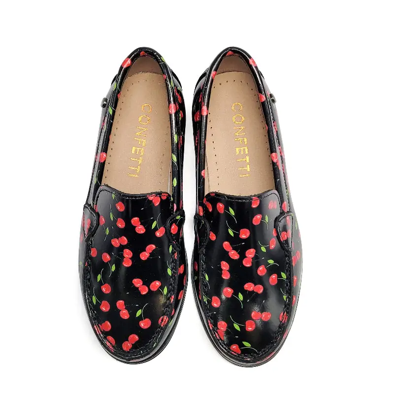 Confetti Black Cherry Loafer 6408 - Image 2