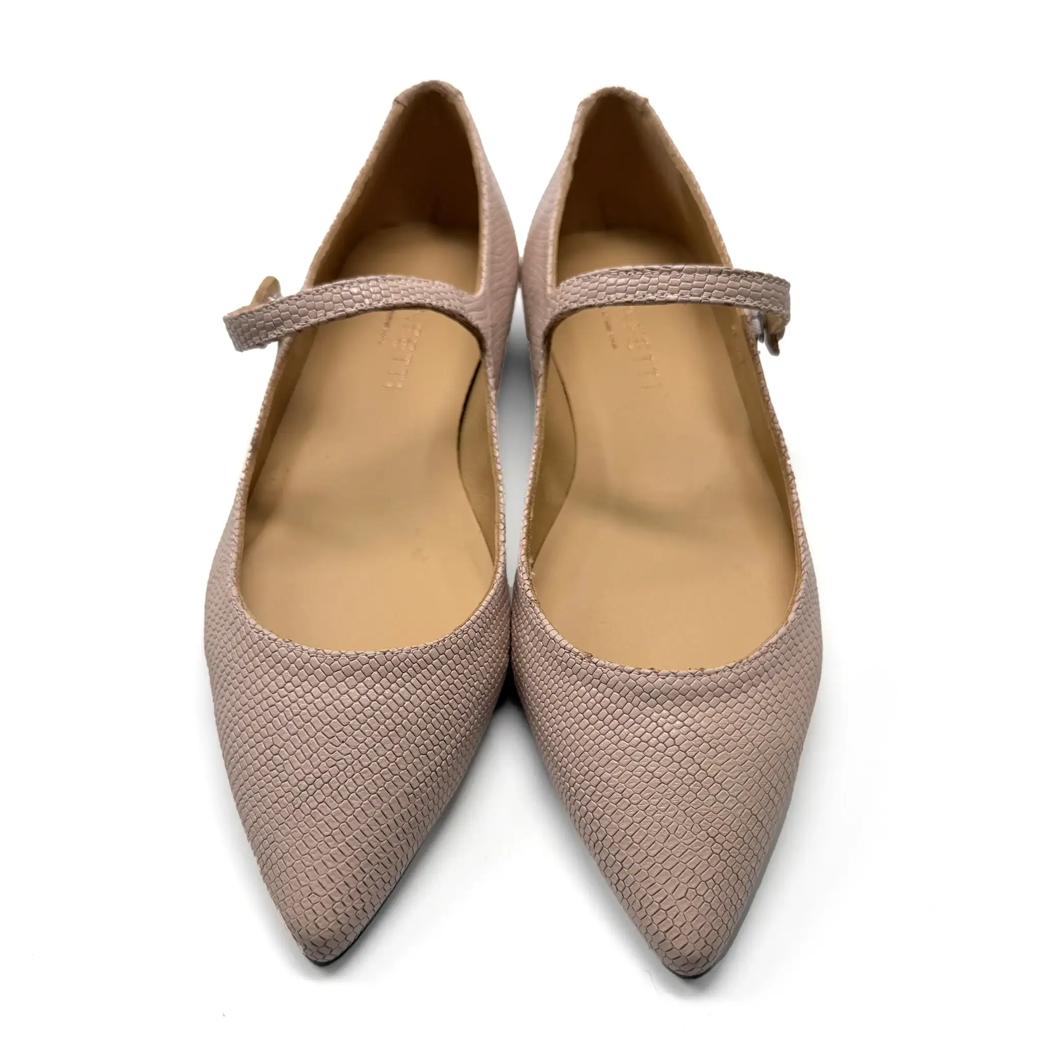 Confetti Blush Snakeskin Pointed Mary Jane - Image 4