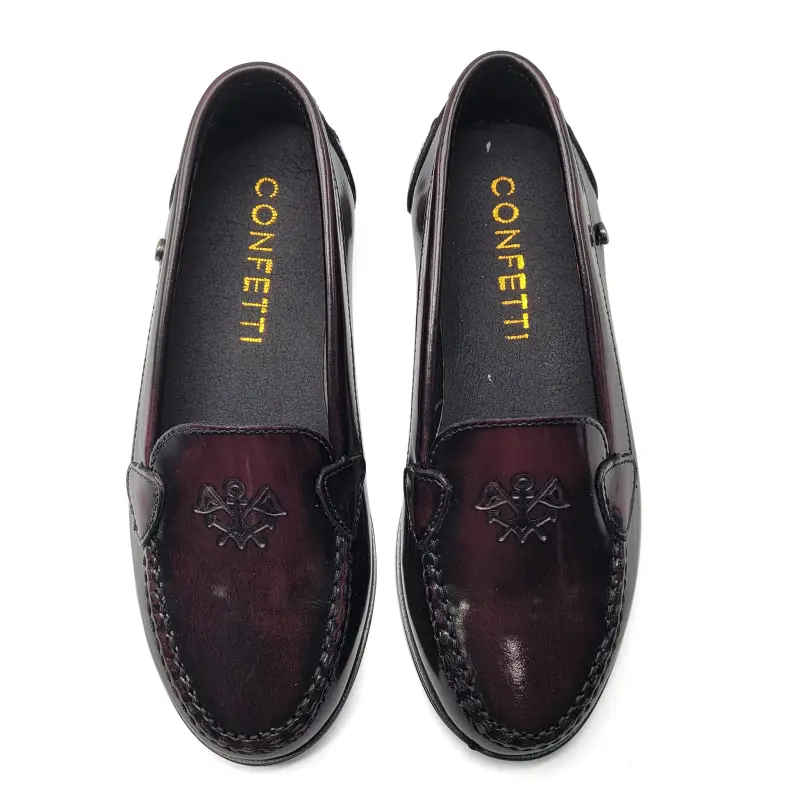 Confetti Burgundy Florentic Loafer - Image 2