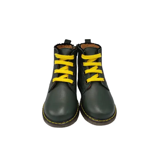 Confetti Green Yellow Combat Boot - Image 5