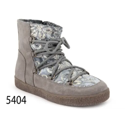 Confetti Taupe Grey Sequin Toledo Moon Boot - Image 3