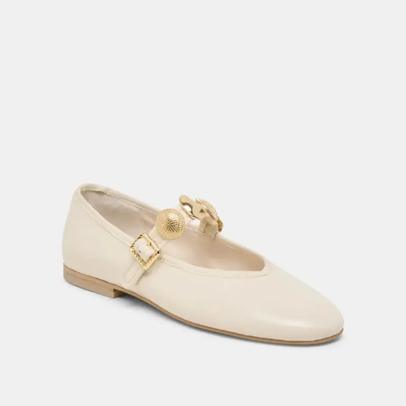 Dolce Vita Relan Off White Gold Ornaments Mary Jane - Image 3