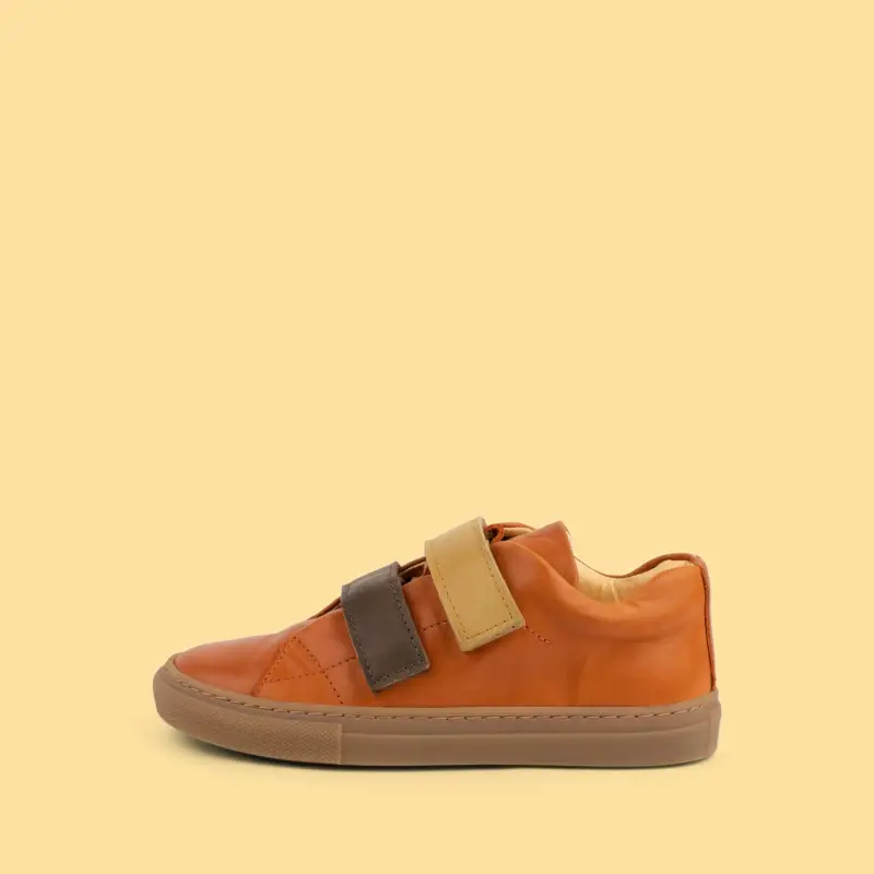 Dulis Orange Velcro Sneaker - Image 2