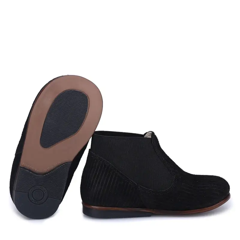 Emel Black Corduroy Toddler Bootie - Image 3