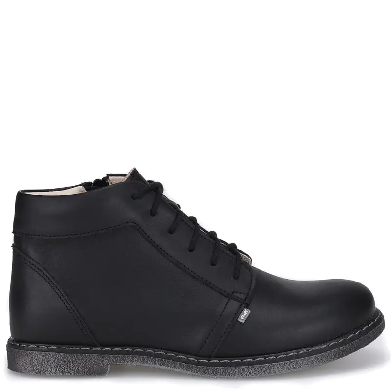 Emel Black Leather Bootie - Image 3