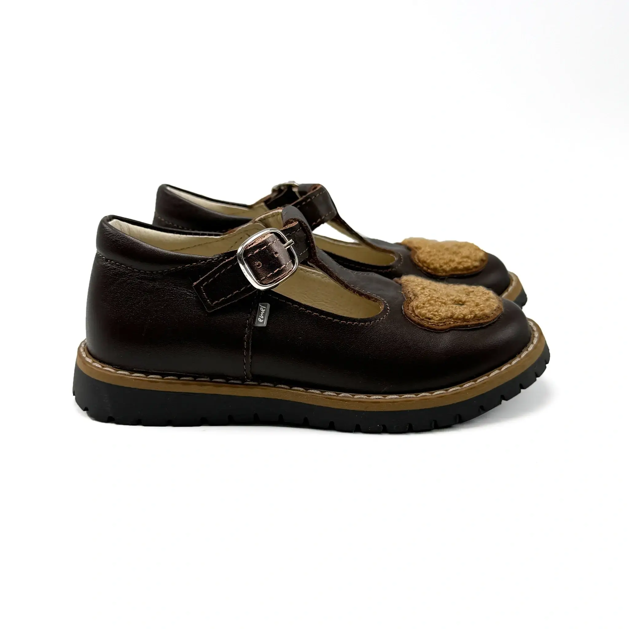 Emel Brown Bear T Strap Shoe - Image 2