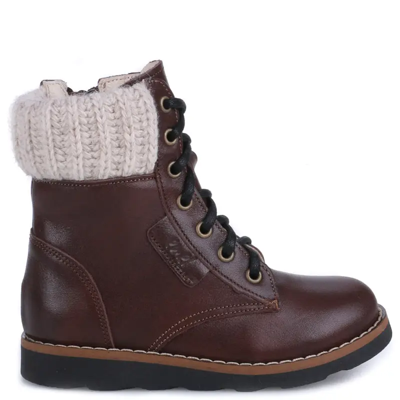 Emel Brown Sweater Bootie 2646 - Image 4