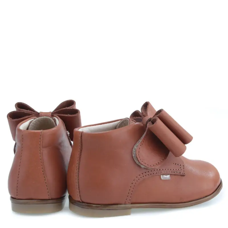 Emel Cognac Velcro First Walker - Image 6