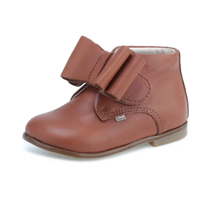Emel Cognac Velcro First Walker - Image 7