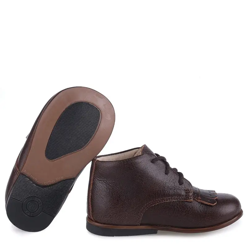 EMEL Dark Brown Fringe Toddler Bootie E1426 - Image 7