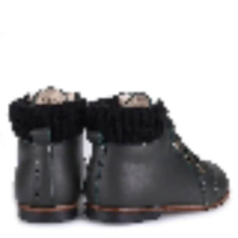 Emel Dark Green Sweater Toddler Bootie 1430 - Image 3