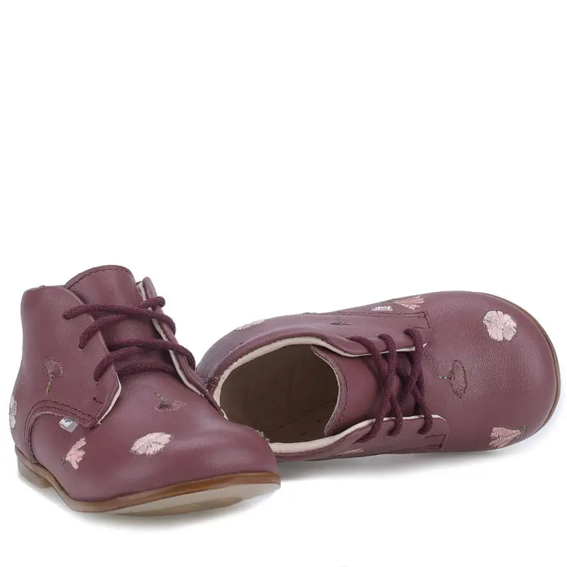 Emel Plum Embroidery Toddler Bootie E1426 - Image 4