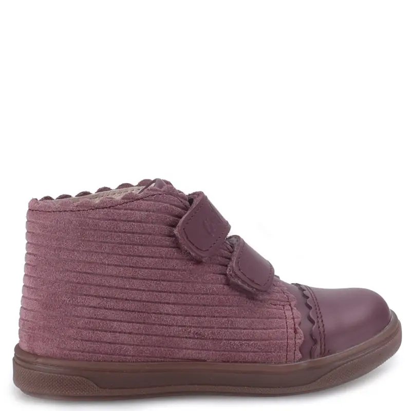 Emel Plum Pink Velcro Sneaker - Image 2