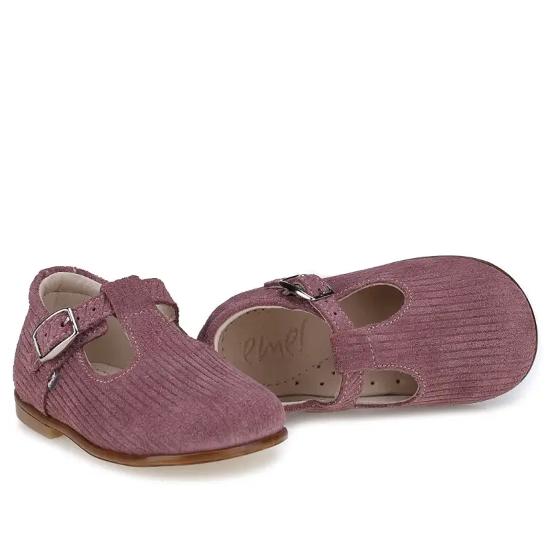 Emel Rose Corduroy T-strap Toddler Mary Jane - Image 5