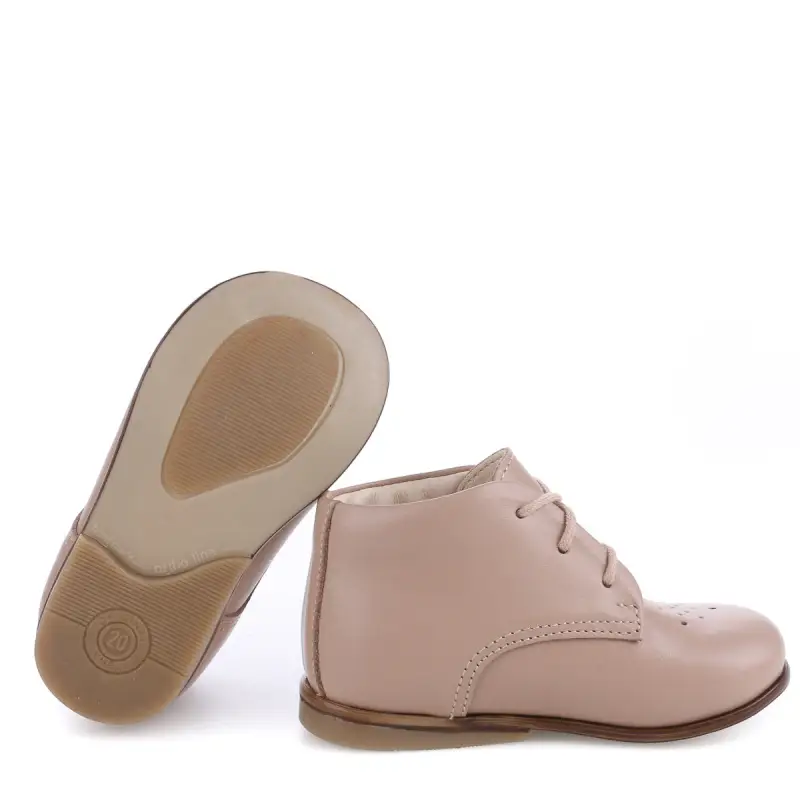 Emel Stone Taupe Lace Toddler Shoe E1426 - Image 6