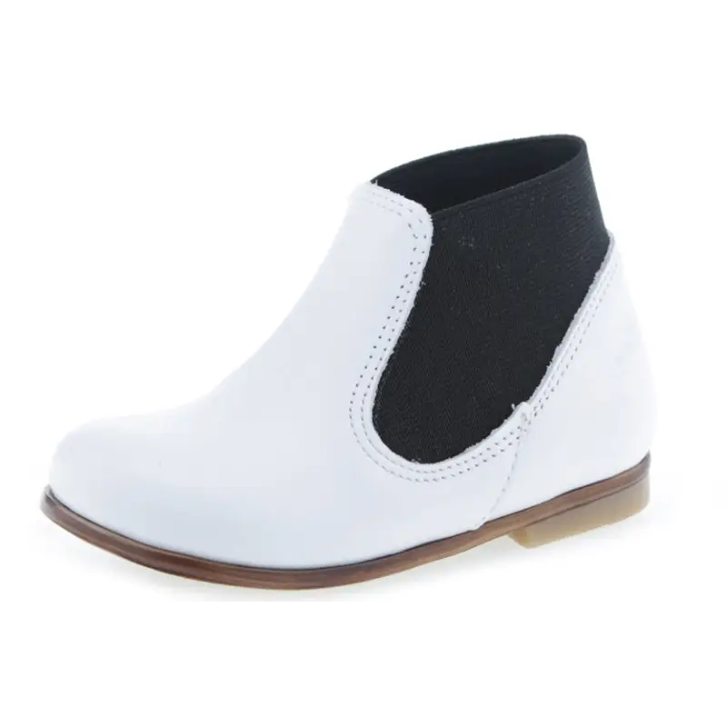 Emel White Black Slip On Bootie - Image 5