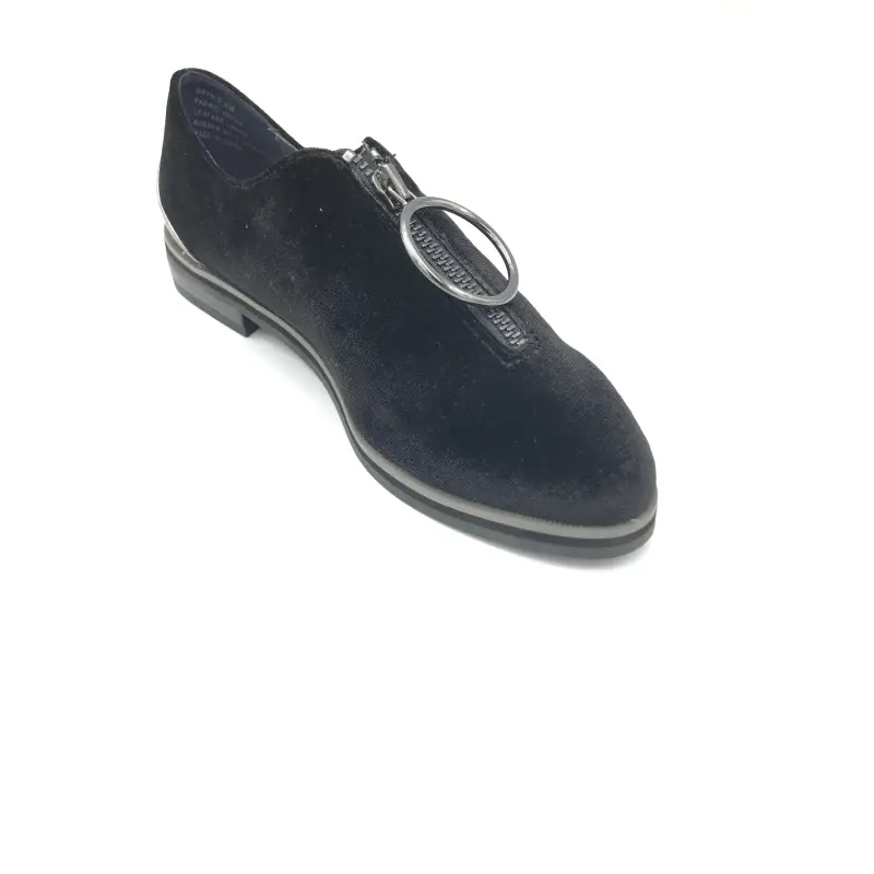 Esporre Bryn  Black Velvet Front Zipper - Image 2