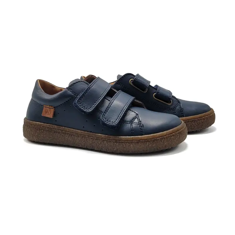 Falcotto Carex Navy Leather Velcro Sneaker
