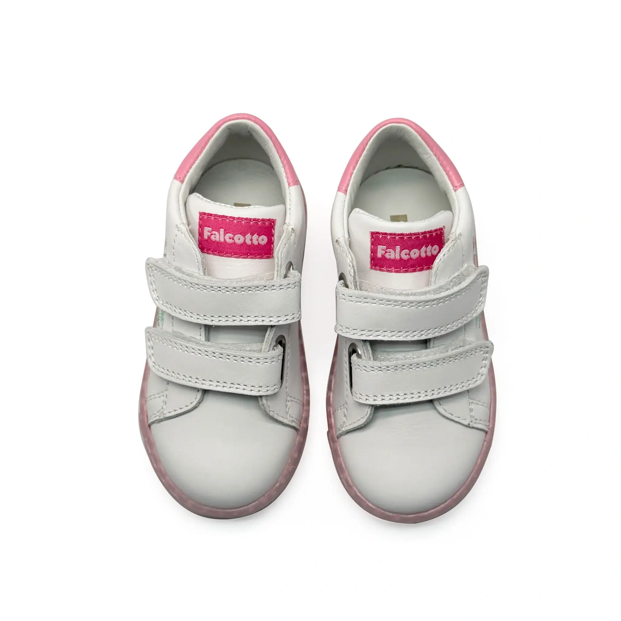 Falcotto Miam White Floral Velcro Sneaker - Image 2