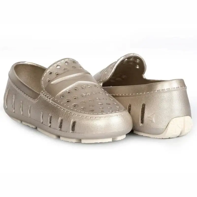 Floafers Prodigy Champagne Metallic Slip on Water Shoe - Image 2