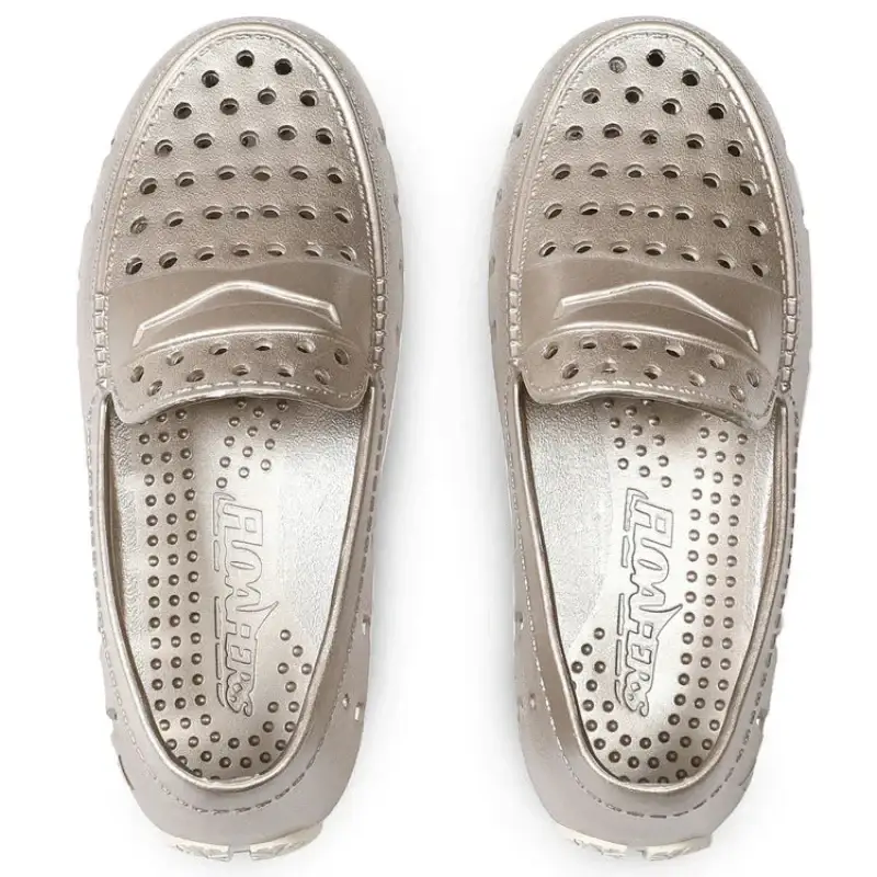 Floafers Prodigy Champagne Metallic Slip on Water Shoe - Image 5