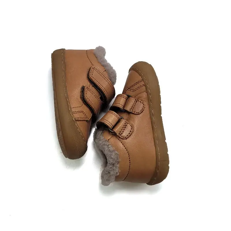 Froddo Cognac Fur Baby Velcro Sneaker